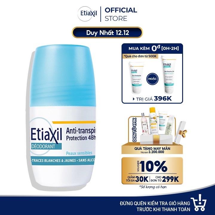 Lăn khử mùi hàng ngày Etiaxil 50ml