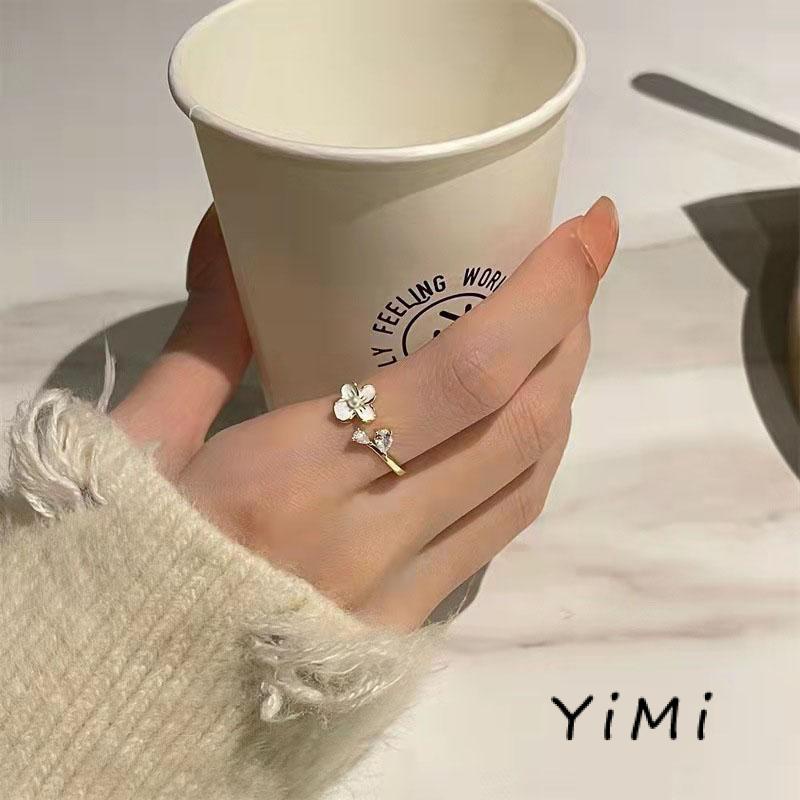 Nhẫn Hở Trang Trí Hình Cánh Hoa Phong Cách Nhật Bản Thời Trang Cho Nữ
