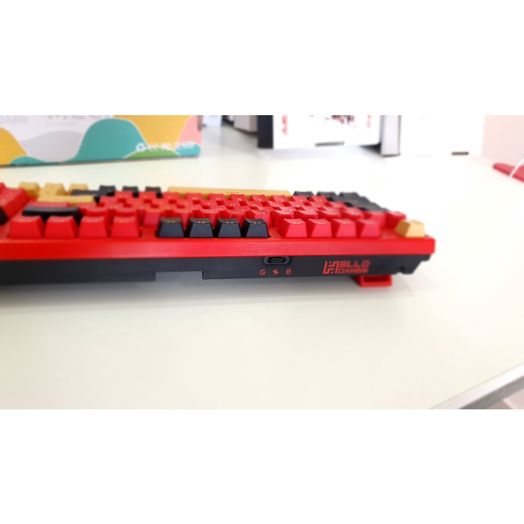 Bàn Phím Cơ Hello Ganss HS98T RGB - 3 Modes Gateron Pro Yellow Chính Hãng BH 1 Năm