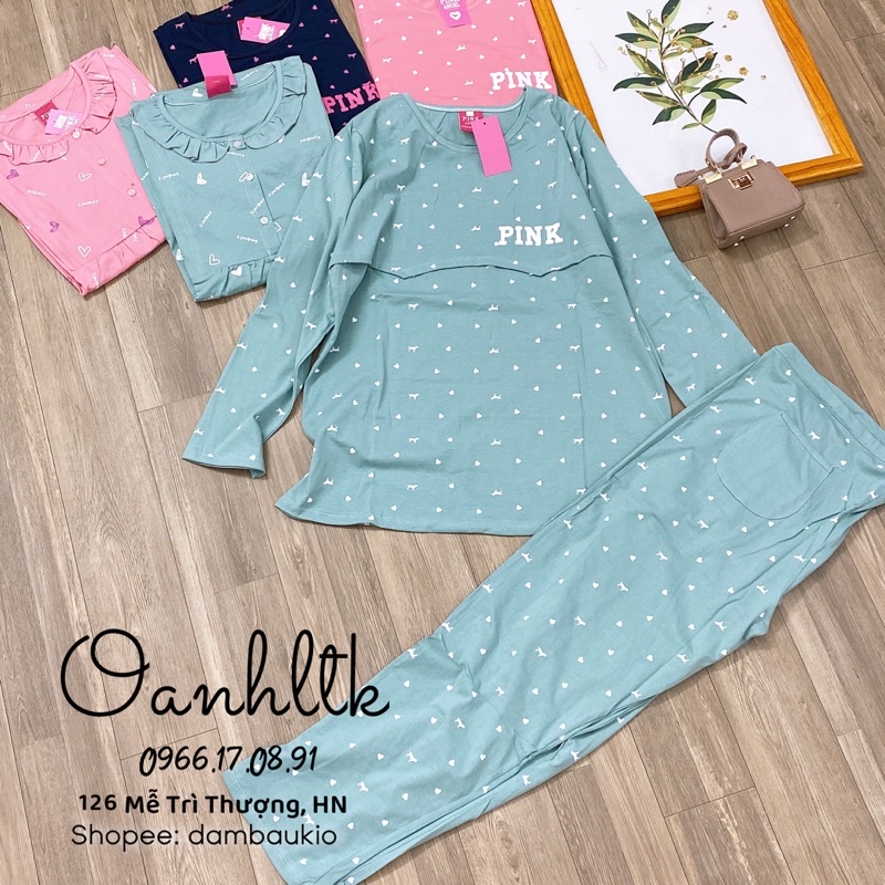 (75-90kg)Bộ Bầu Bigsize - Bộ Sau Sinh xxl Chất Cotton Đẹp Co Giãn Thoải Mái
