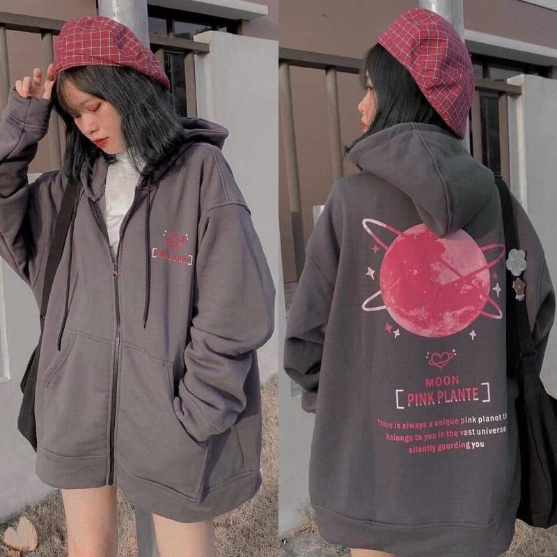 Áo khoác nỉ ngoại in hình ulzzang unisex NUTRA nam nữ