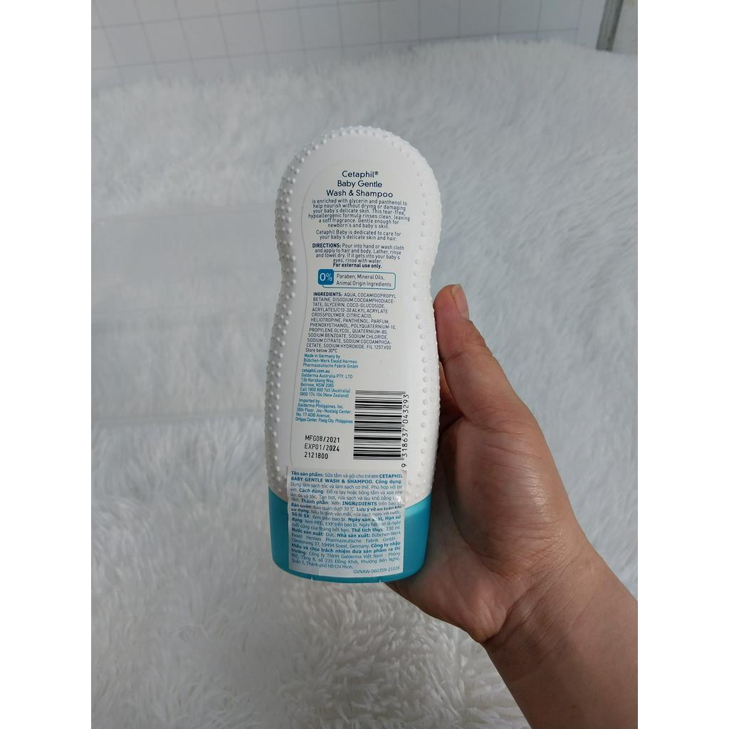Tắm gội toàn thân cho bé Cetaphil 230ml