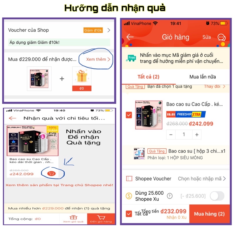 [Dùng thử] 10 Bao cao su. Hàng nội địa Trung Quốc -nhiều gel, siêu mỏng , dễ rửa