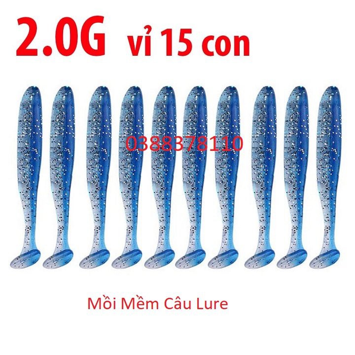 Mồi Mềm Câu Cá Lóc, Cá Sộp, Mồi Giả Câu Lure Cao Cấp