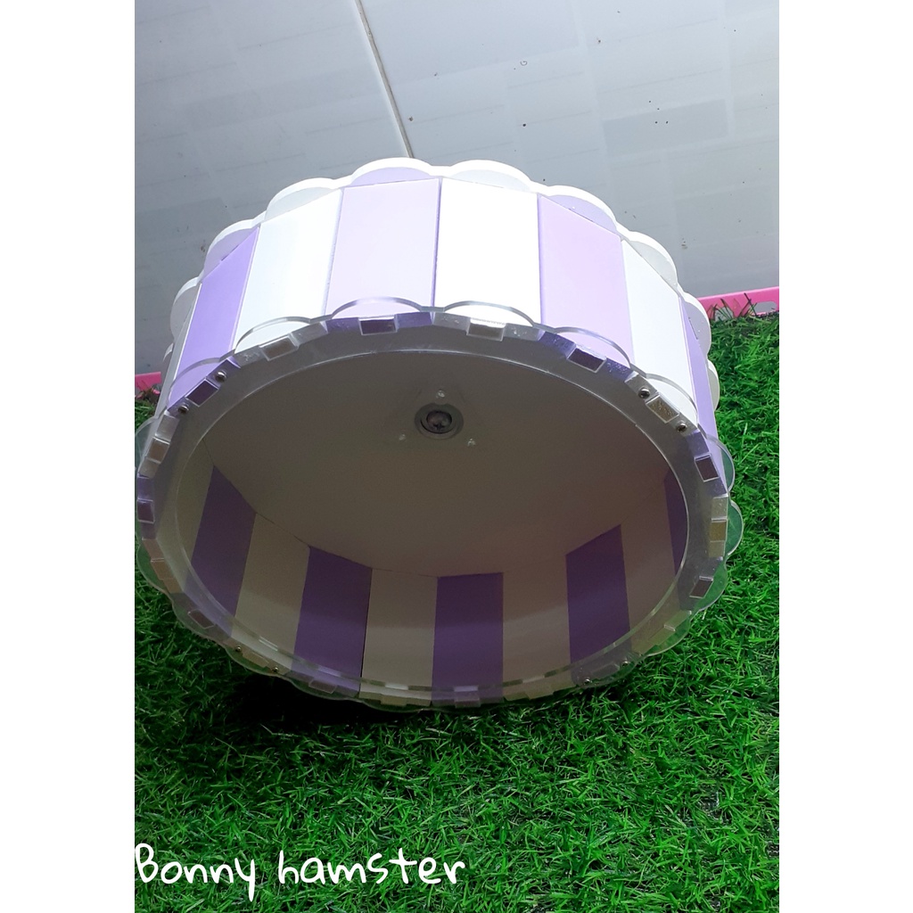 Wheel Zoog viền mica không đế dành cho hamster ,sóc,bọ size 21 cm
