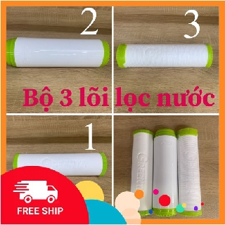 [Chính hãng] Bộ 3 lõi lọc nước thương hiệu Greenta