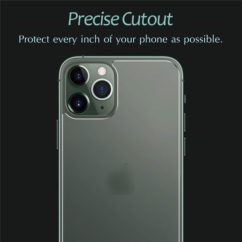 Kính cường lực HD trong suốt bảo vệ mặt sau thích hợp cho IPhone 11 12 13 Pro Max 7 8plus X Xs Xr Max