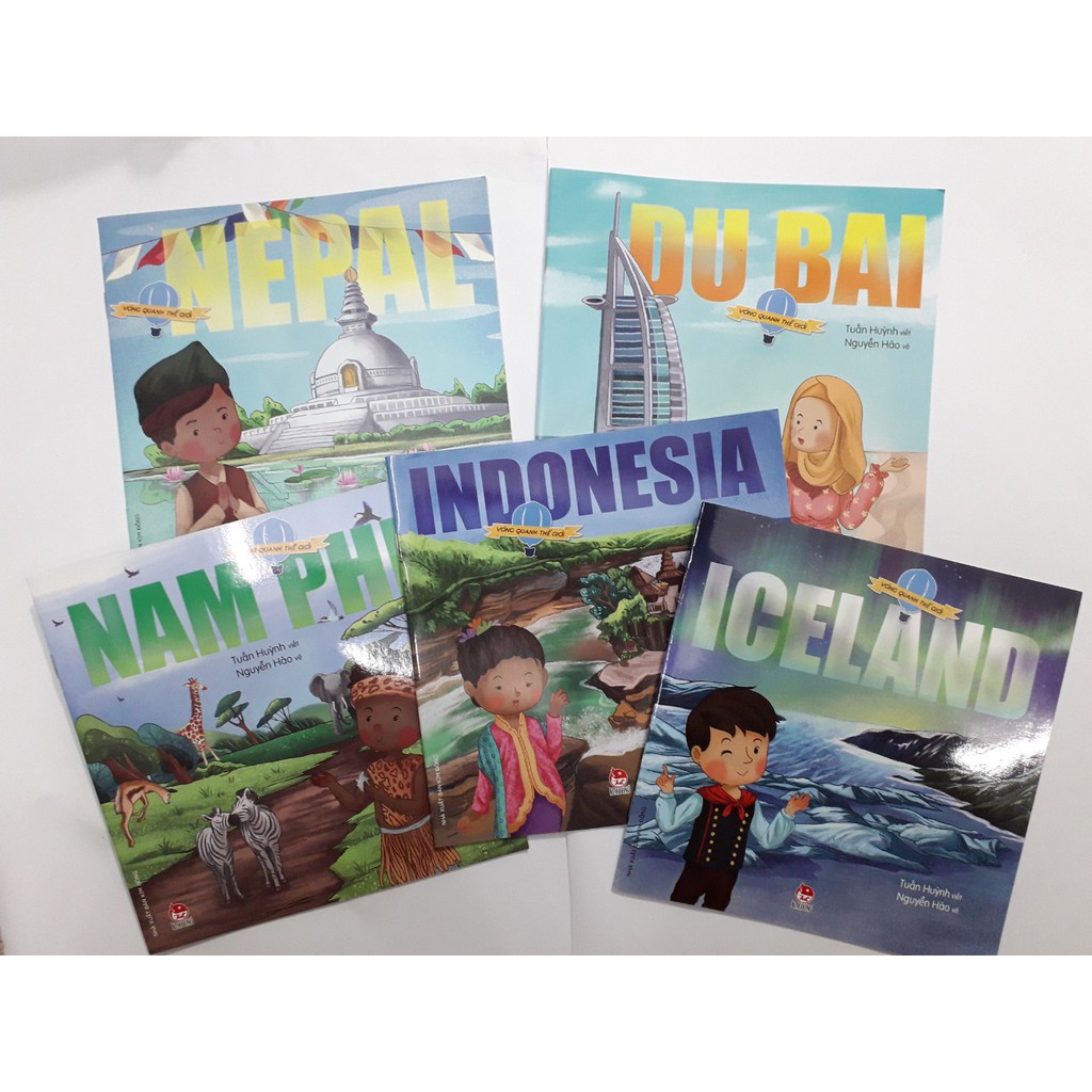 Sách - Vòng Quanh Thế Giới - Trọn Bộ 20/30 Quyển (ngẫu nhiên) - NXB Kim Đồng