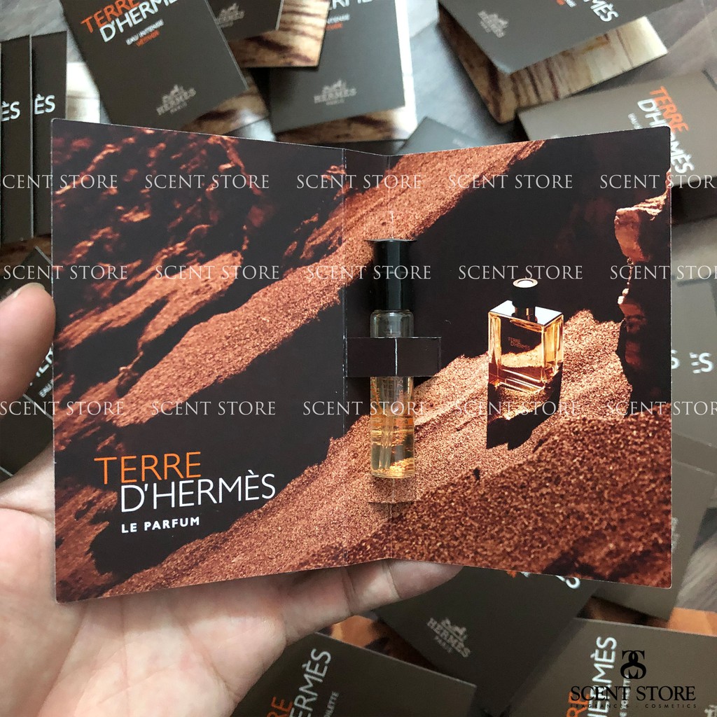 Scentstorevn - Vial chính hãng nước hoa Hermes Terre Edt, Parfum, Intense Vetiver, Eau Givree [2ml]