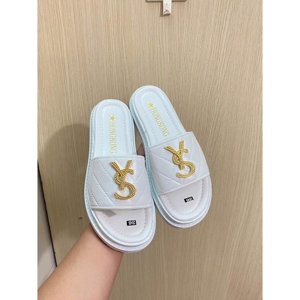 Dép Bánh Mì Quai Ngang Nữ YS Đế Đúc Cao 3 Phân