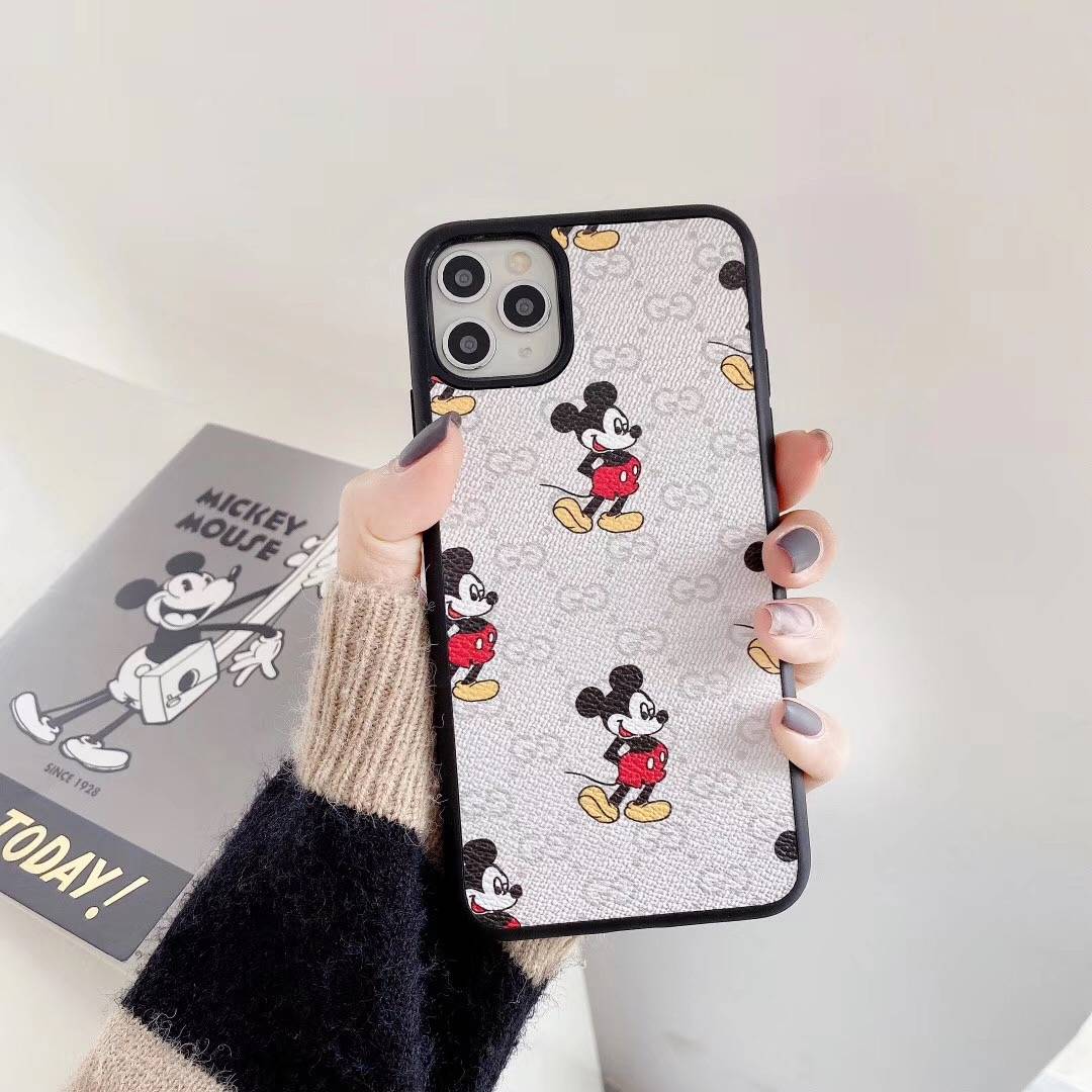Ốp Điện Thoại Da Họa Tiết Gucci Mickey Cho Opporeno3 A31 F11Pro R17 Ax7Pro R15 R11 R9Plus F9 | BigBuy360 - bigbuy360.vn