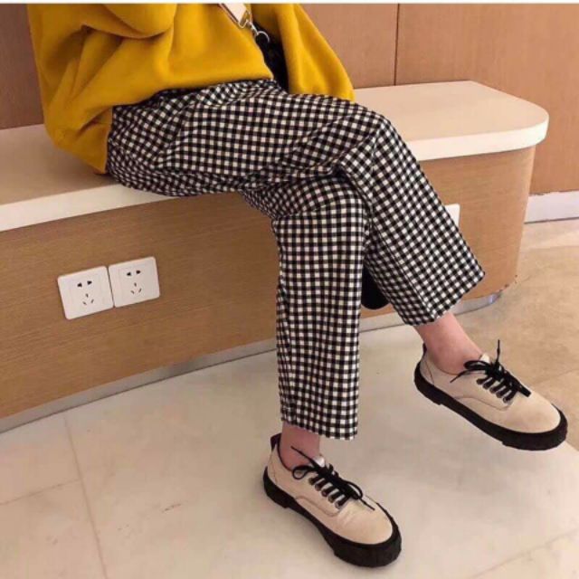QUẦN CARO - QUẦN BAGGY KẺ Ô ULLAZANG