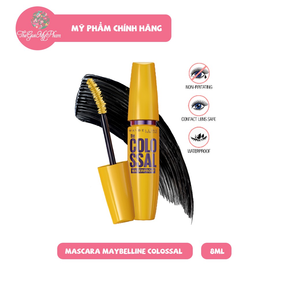 Mascara Làm Dày Mi Gấp 10 lần Ngăn Rụng Mi Maybelline Mẫu Mới