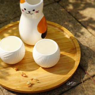Khay tre tròn home decor | đĩa gỗ tre tròn | đĩa tre tròn decor | khay tre tròn gỗ chống trơn trượt