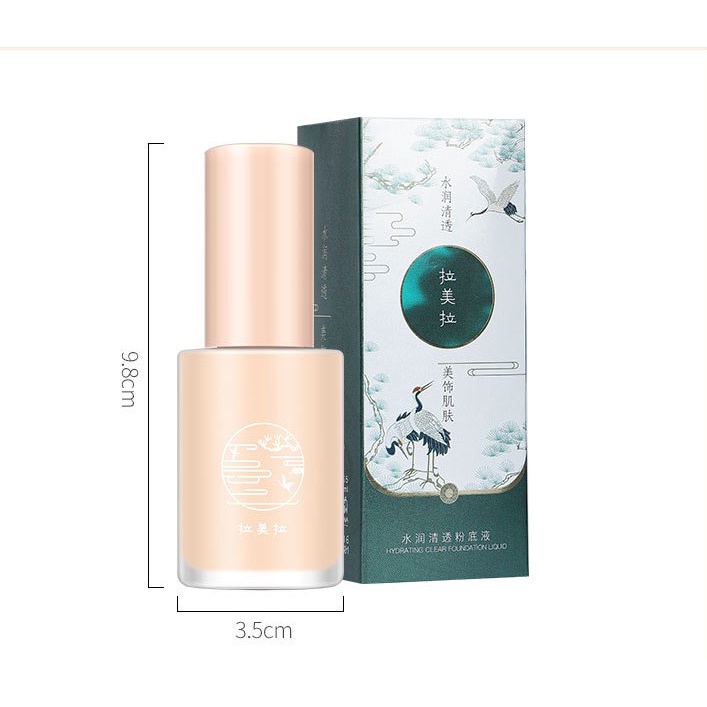 Kem nền dạng lỏng LAMEILA 30ml dưỡng ẩm, che khuyết điểm - Mỹ phẩm nội địa Trung