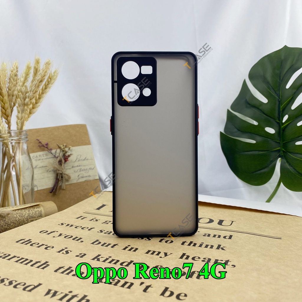 Ốp lưng Oppo Reno8 pro 5G, Reno8 Z, Reno5, Reno6 Pro, Reno7 4G, Reno7 5G, 7 Pro, 7 Z lưng nhám chống sốc bảo vệ camer