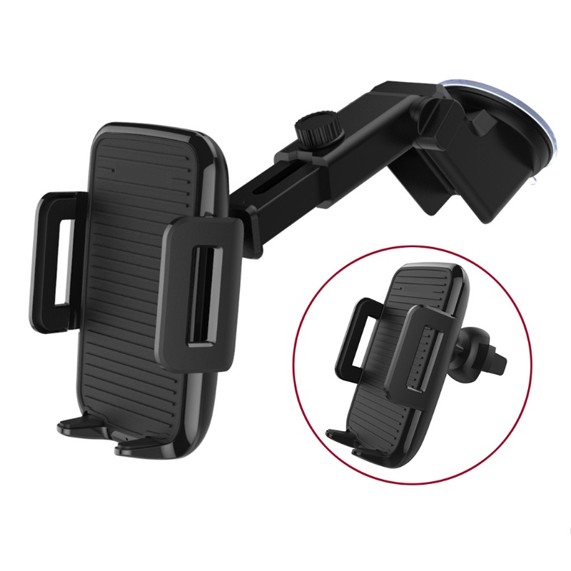 Giá Đỡ Điện Thoại Kiêm Sạc Nhanh Không Dây Qi 10W Cho Xe Hơi