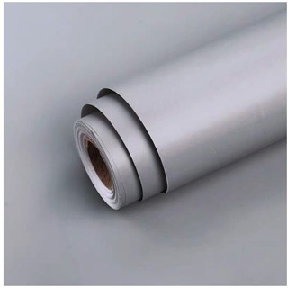 decal 1m x 45cm giấy dán tường - xám lợt mặt láng