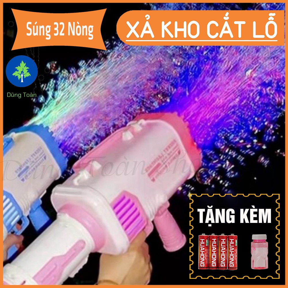 Súng băn bong bóng Xà phòng Siêu mạnh đủ các loại 8 - 23- 32- 36- 44 Nòng