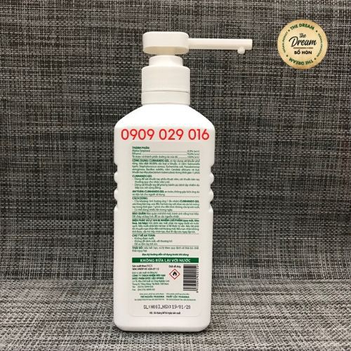 Cồn Ethanol 70% rửa tay diệt khuẩn CLINHANDS Gel 500ml