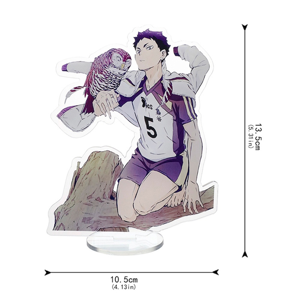 Mô hình nhân vật Haikyuu bằng acrylic có giá đỡ để bàn trang trí