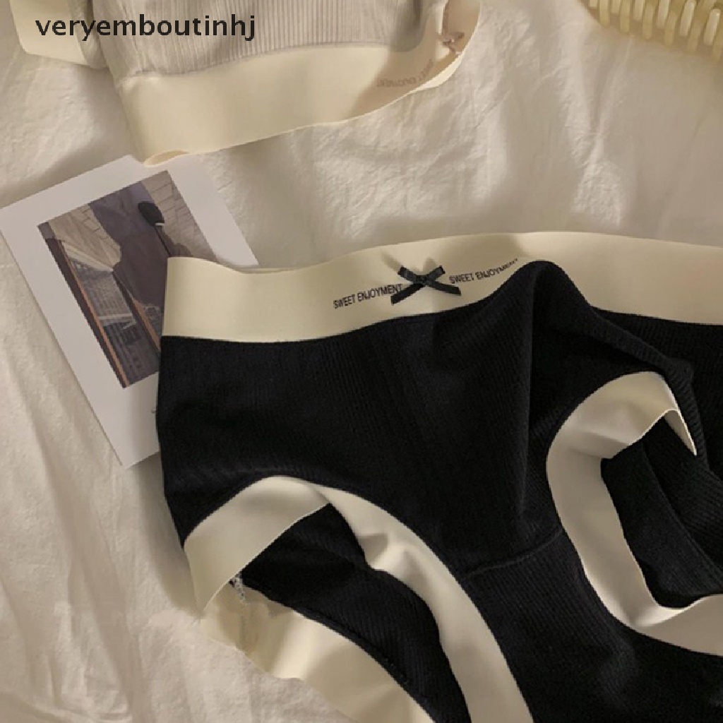 Hj Women's Underware Seamless Panties Women's Cotton File Japanese Sweet n