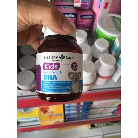 Viên Uống Bổ Sung DHA Healthy Care 60 Viên [HÀNG ÚC] Cho Bé Từ 4 Tháng Tuổi