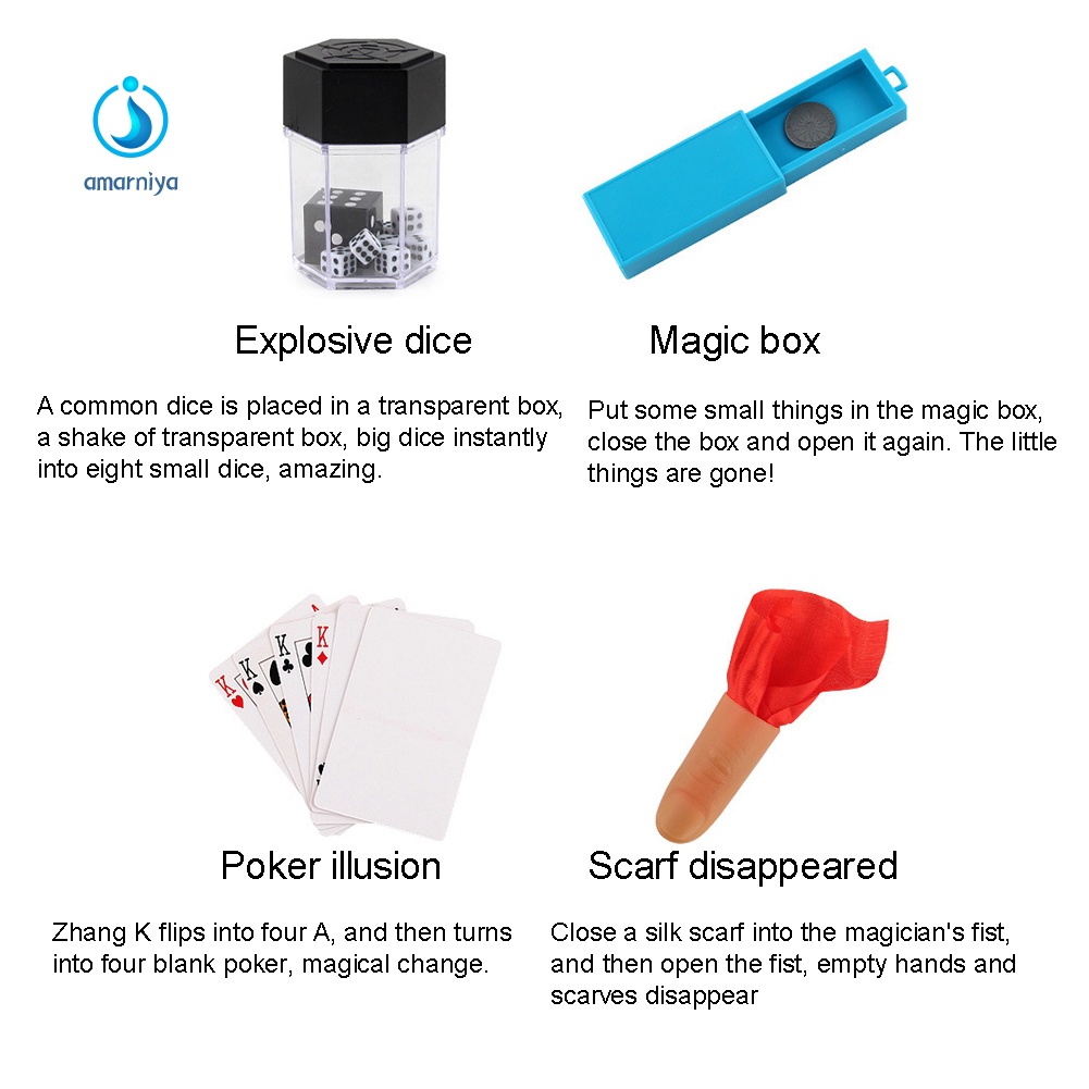 Bộ 16 Dụng Cụ Ảo Thuật Cổ Điển Cho Bé