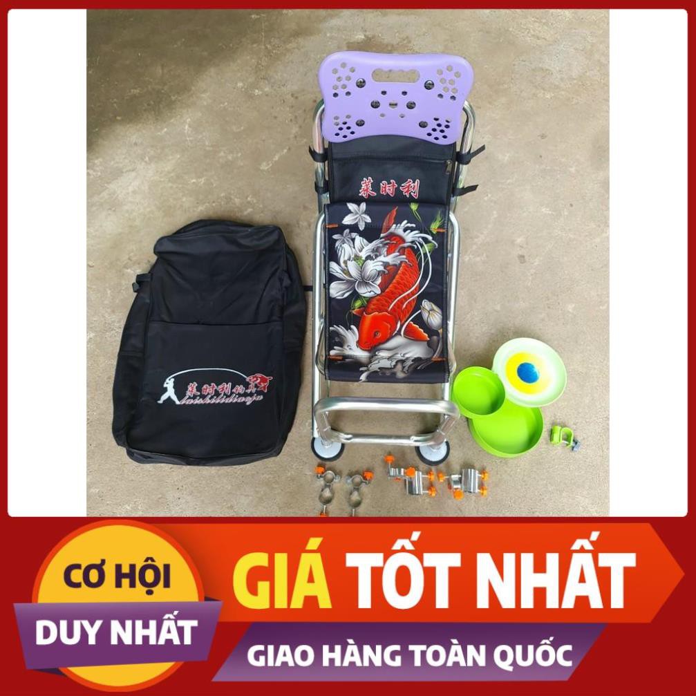 Ghế Câu Đài Cá Chép Cực Kỳ Đa Năng tựa thấp tựa cao