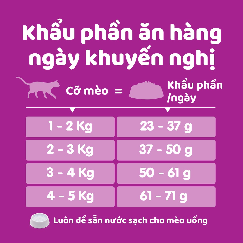 Thức ăn cho mèo Whiskas vị cá thu túi 400g