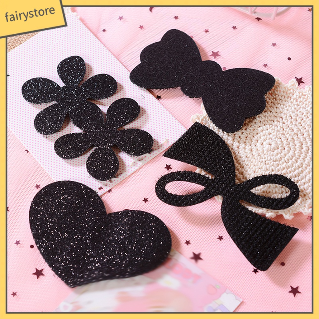 Set 5 Kẹp Tóc Hình Nơ / Trái Tim / Bông Hoa Xinh Xắn Dành Cho Nữ