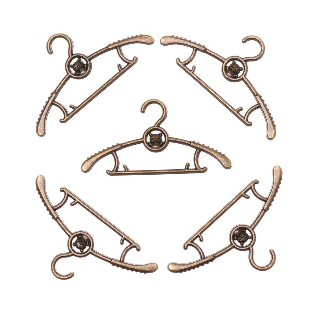 Set 5 Móc Treo Quần Áo Hình Cầu Vồng Dễ Thương 4cm / 6.5cm / 7.5cm