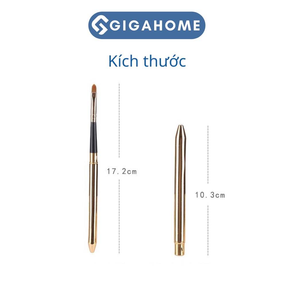 Cọ Trang Điểm GIGAHOME Vẽ Môi, Tán Phấn Mắt Chuyên Nghiệp 7365