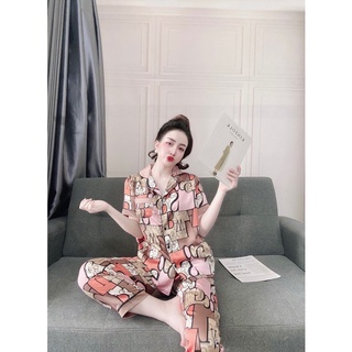 [FREESIZE] [BIGSIZE] Đồ ngủ pijama lụa mịn mát 40-80kg mặc nhà