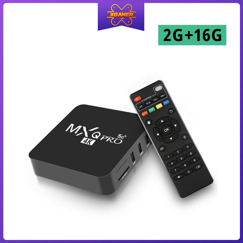 XGamer MXQ PRO TVBOX MXQPRO 5G Android TV BOX 4K Smart TV Box 1G+8G/2G+16G/4G+32G/4G+64G  Android 7.1/10.1 3D Player