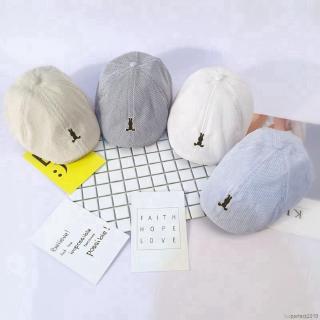 Mũ beret kẻ sọc thời trang cho bé