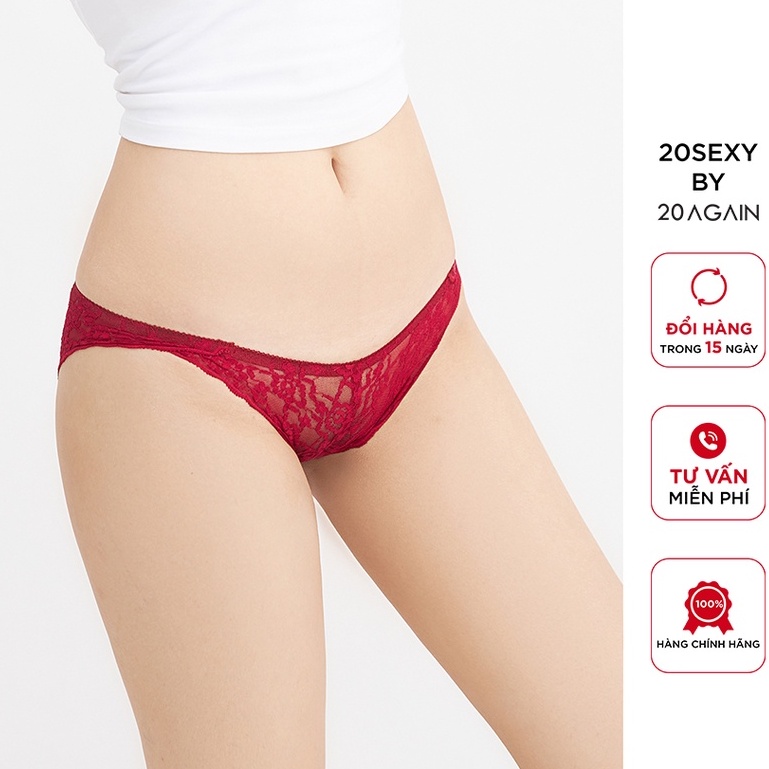 Quần lót ren nữ 20SEXY BY 20AGAIN PVA0073 thiết kế đặc biệt, chất liệu ren cao cấp