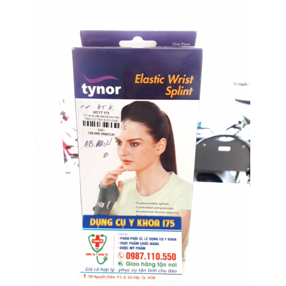Đai hỗ trợ khớp cổ tay E01 Tynor