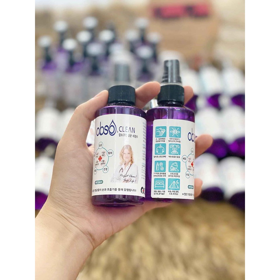 Rửa tay khô / XỊT KHÁNG KHUẨN ABSO CLEAN S