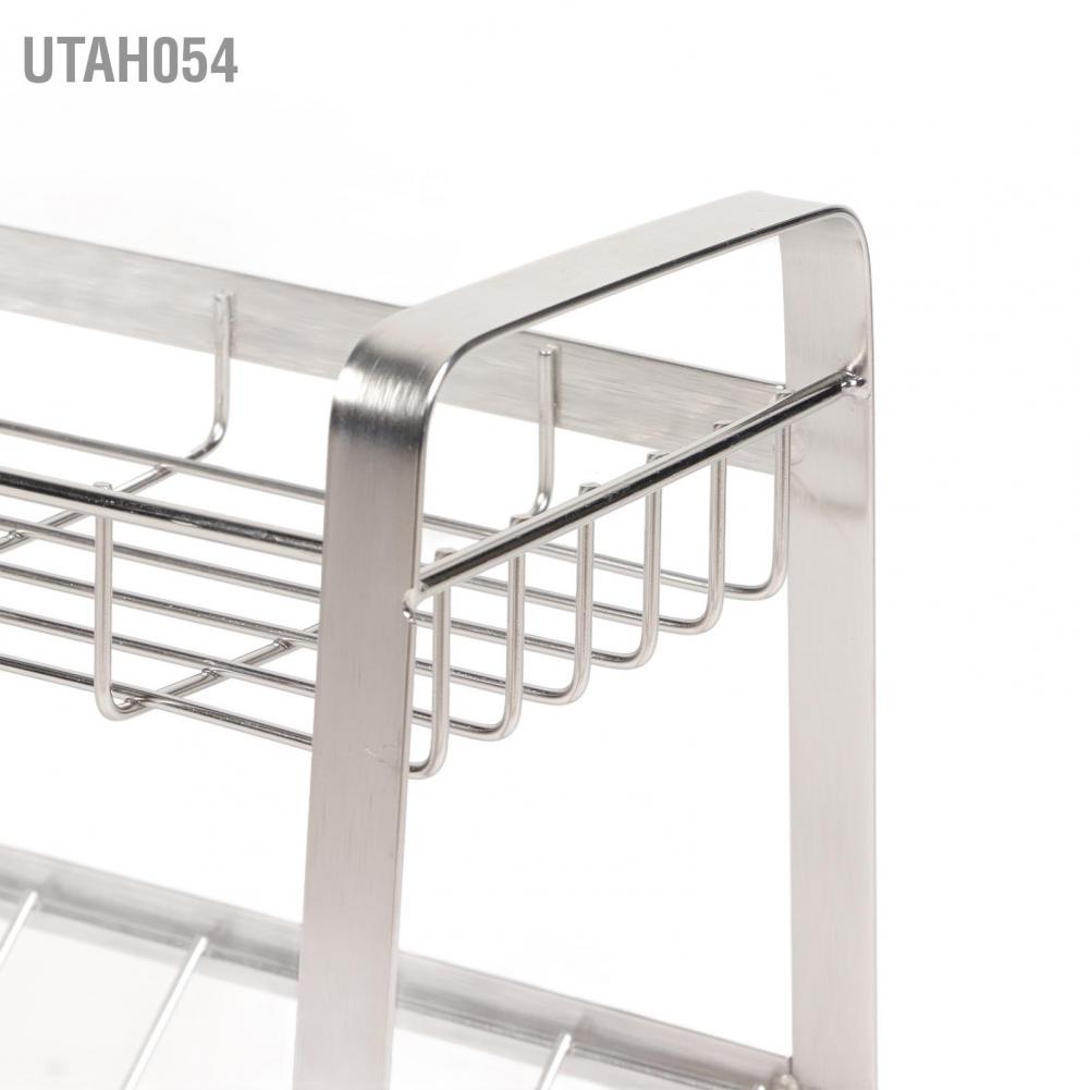 Giá Đỡ Gia Vị Bằng Thép Không Gỉ 3 Tầng Sắp Xếp Gọn Gàng Cho Nhà Bếp