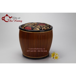 Bao ủ_Giỏ ủ ấm Bát Tràng_ loại ấm tích 0.5 lít - 0.75 lít -1 lít (hàng cao cấp)