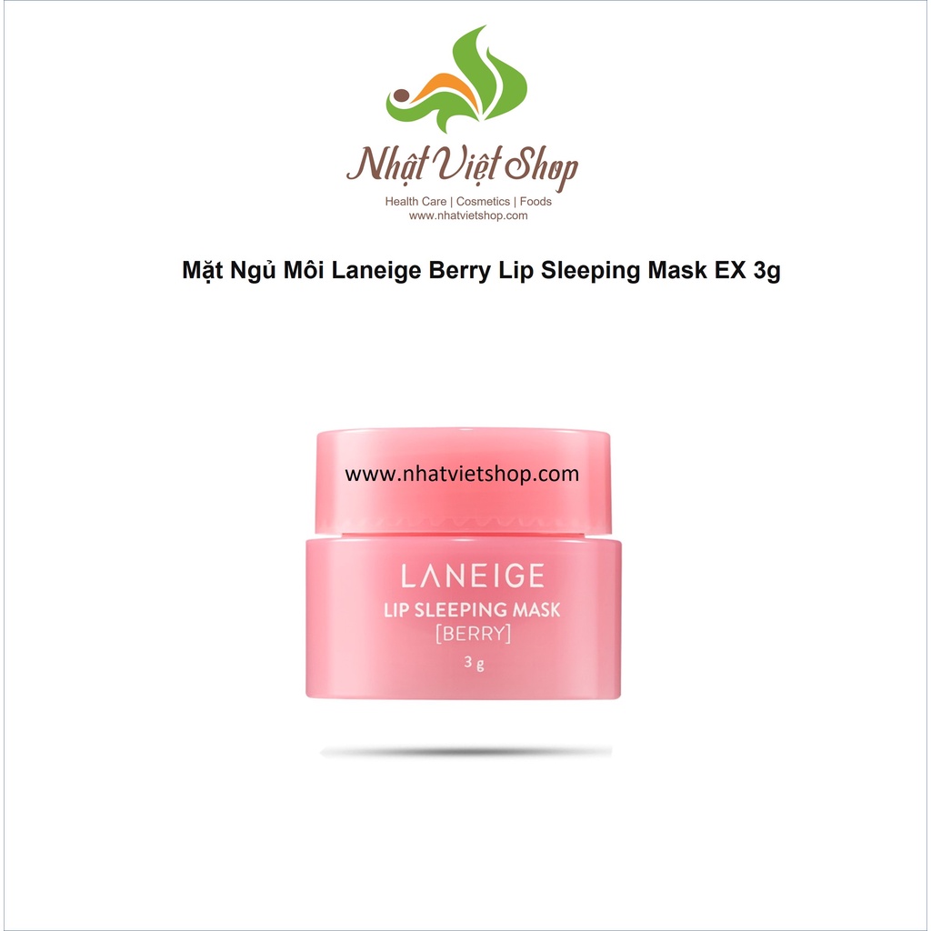 Mặt Nạ Ngủ Môi Laneige Berry Lip Sleeping Mask EX 3g