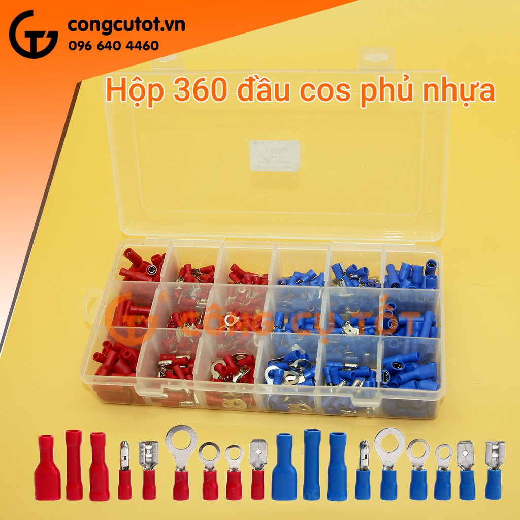 Hộp đầu cos phủ nhựa chuyên sửa xe