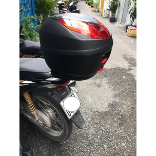 Combo trọn bộ lắp đặt gồm thùng sau givi E250N và baga sau cho Honda Wave S110