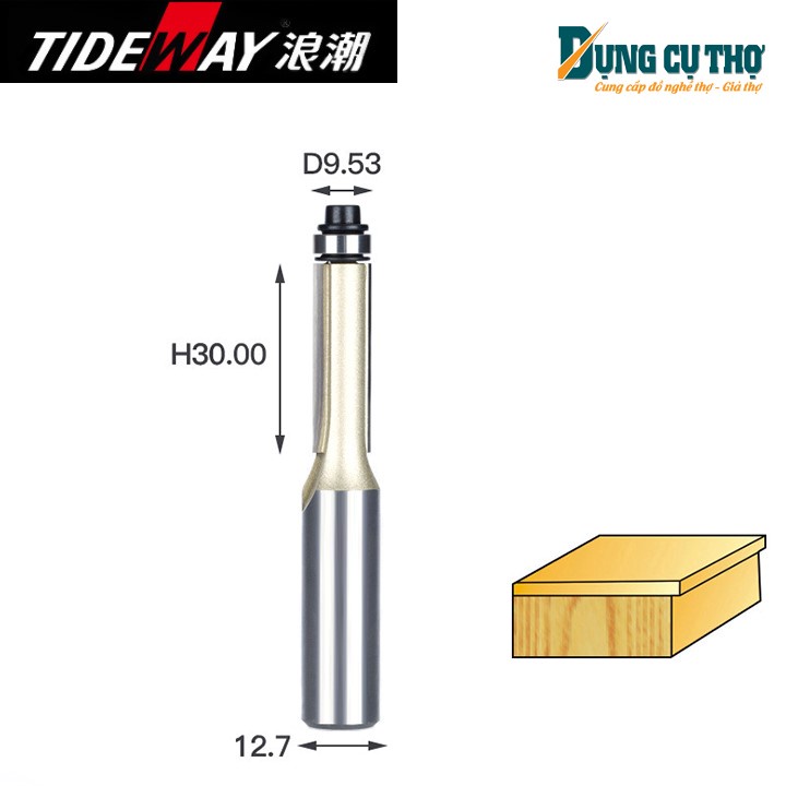 ✔️🛠  Mũi lấy nền có bi Tideway AC0201 cốt 12,7mm ✔️🛠