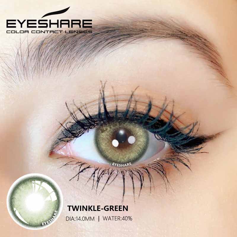 Cặp kính áp tròng EYESHARE 14mm thiết kế hợp thời trang