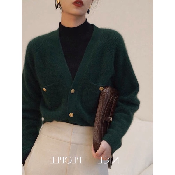 Áo khoác cardigan cao cấp lông mềm siêu xịn