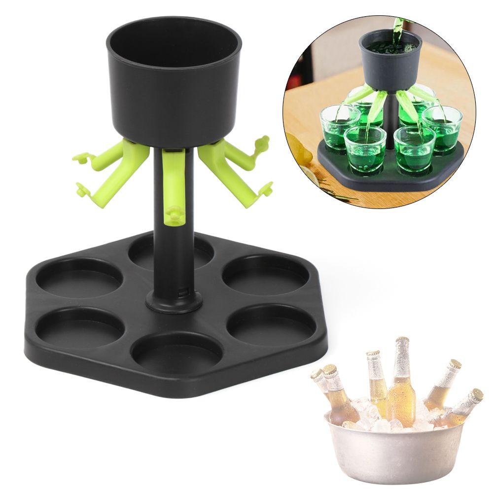 Giá Đỡ Chai Bia Rượu 6 Ngăn Đa Năng Tiện Lợi Dành Cho Quán Bar / Lễ Hội