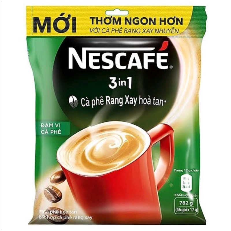 [Mã GROXUAN1 giảm 8% đơn 150K] Túi 46 Gói Nescafé Đậm Đà Hài Hòa (17g) date mới . | BigBuy360 - bigbuy360.vn