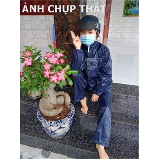 Áo mưa bộ full set Phản Quang [Horizona] - [Xanh Đậm]